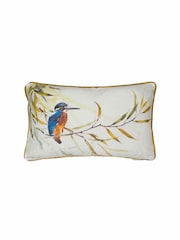 Voyage Evergreen Kingfisher Animal Piped Cushion - Image 2 of 4