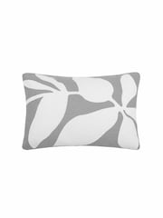 Voyage Steel Aspin Floral 100% Cotton Cushion - Image 2 of 4
