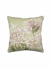 Voyage Moss Belladonna Floral Piped Cushion - Image 2 of 3