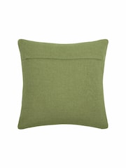 Voyage Grass Birch Floral 100% Cotton Cushion - Image 3 of 4