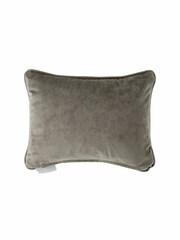Voyage Violet Elysium Linen Floral Piped Cushion - Image 2 of 3