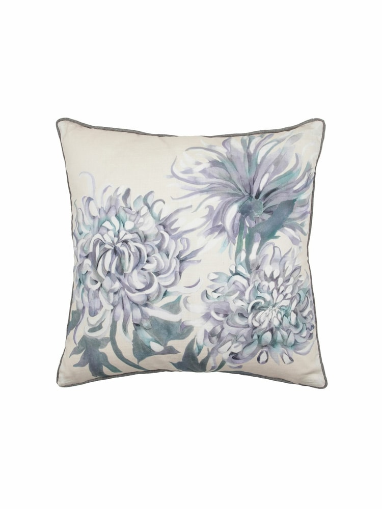 Voyage Willow Belladonna Floral Piped Cushion - Image 2 of 3