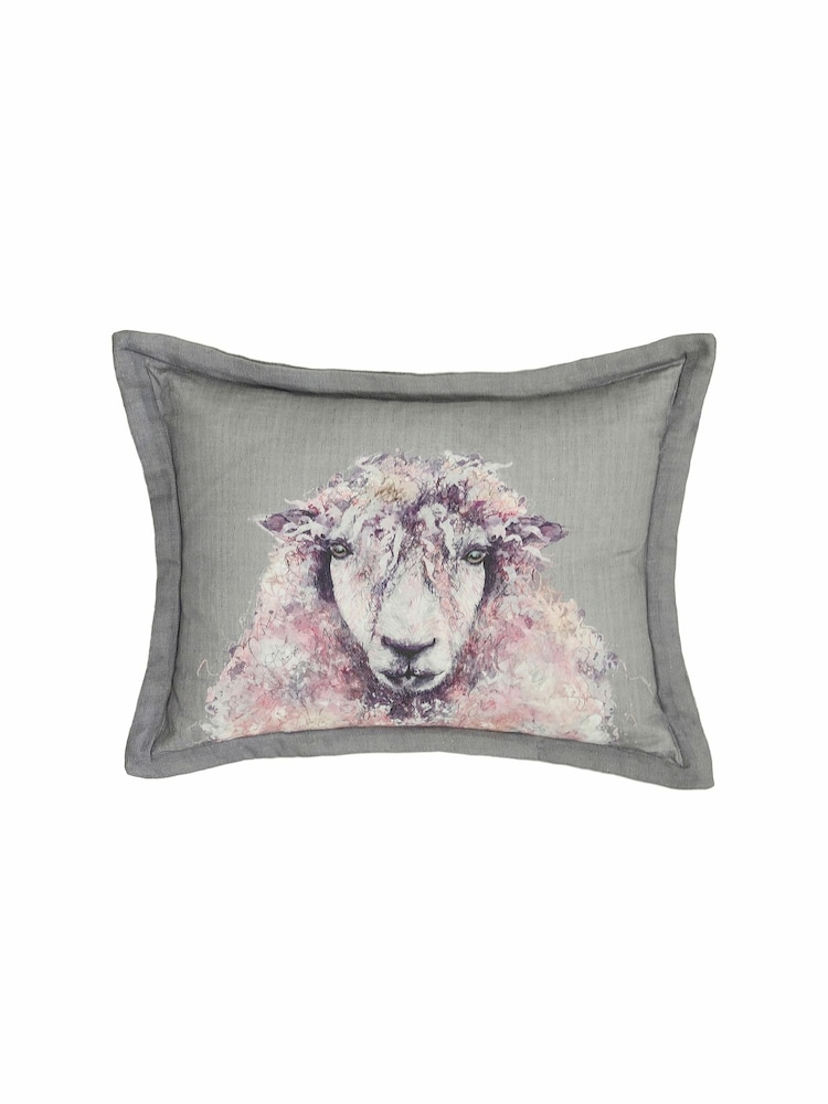 Voyage Fuchsia Seumus Animal Oxford Cushion - Image 2 of 3