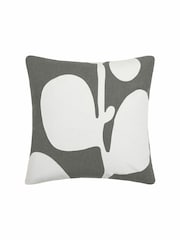 Voyage Storm Betel Floral 100% Cotton Cushion - Image 2 of 4