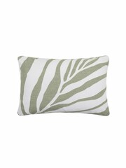 Voyage Limestone Bamboo Floral Cushion - Image 2 of 4