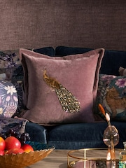 Voyage Lavender Mayura Animal Oxford Cushion - Image 1 of 4