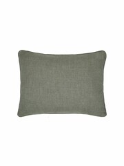 Voyage Rust Cream Erskine Floral Piped Cushion - Image 3 of 4
