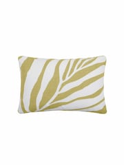 Voyage Mustard Floral 100% Cotton Cushion - Image 2 of 4