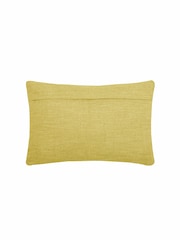 Voyage Mustard Floral 100% Cotton Cushion - Image 3 of 4