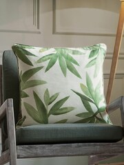 Voyage Apple Silverwood Floral Piped Cushion - Image 1 of 4