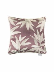 Voyage Dusk Silverwood Velvet Floral Piped Cushion - Image 2 of 4