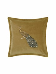 Voyage Mustard Mayura Animal Oxford Cushion - Image 2 of 4