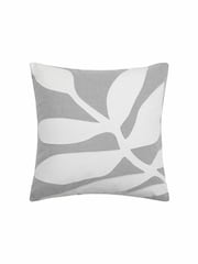 Voyage Steel Bodhi Floral 100% Cotton Cushion - Image 2 of 4