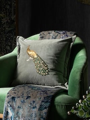Voyage Steel Mayura Animal Oxford Cushion - Image 1 of 4