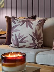 Voyage Dusk Silverwood Floral Piped Cushion - Image 1 of 4