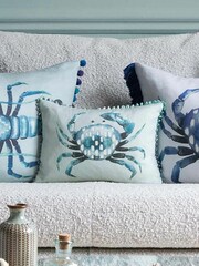 Voyage Seafoam Milton Animal Loop Edge Cushion - Image 1 of 4
