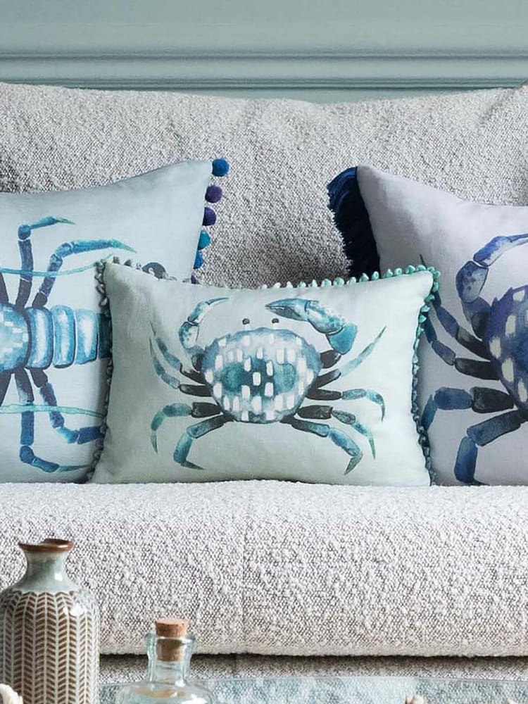 Voyage Seafoam Milton Animal Loop Edge Cushion - Image 1 of 4