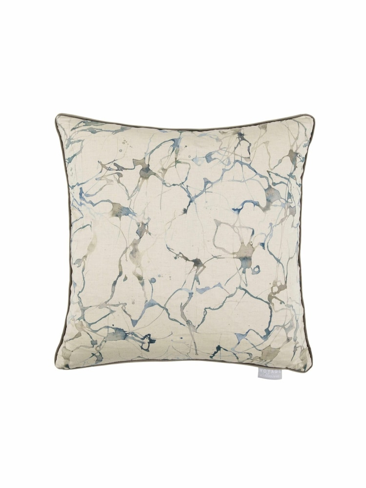 Voyage Frost Carrara Abstract Piped Cushion - Image 2 of 4