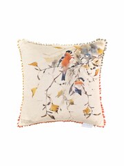 Voyage Stone Mayflower Floral Loop Edge Cushion - Image 2 of 4
