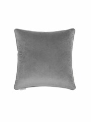 Voyage Cornflower Darwen Floral Piped Cushion - Image 3 of 4