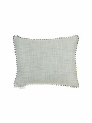 Voyage Bristle Damson Floral Loop Edge Cushion - Image 2 of 3