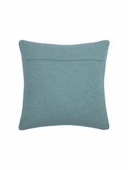 Voyage Seafoam Bodhi Floral 100% Cotton Cushion - Image 2 of 3