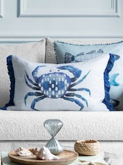 Voyage Cobalt Milton Animal Loop Edge Cushion - Image 1 of 4
