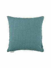 Voyage Seafoam Coralie Coastal Loop Edge Cushion - Image 3 of 4