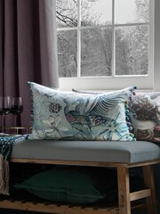 Voyage Willow Chamrosh Animal Pom-Pom Cushion - Image 1 of 4