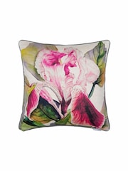 Voyage Fuchsia Darwen Floral Piped Cushion - Image 2 of 4