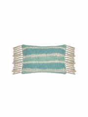 Voyage Seafoam Cairns Abstract Fringed Cushion - Image 2 of 4