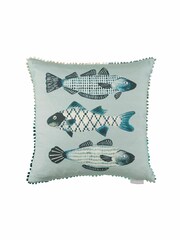 Voyage Seafoam Otto Animal Loop Edge Cushion - Image 2 of 4