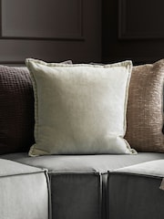 Voyage Quartz Stitch Plain Blanket Stitched Cushion - Image 1 of 4