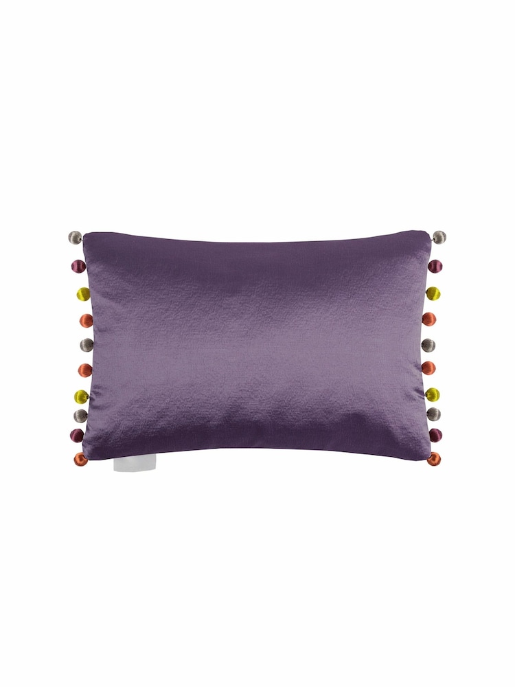 Voyage Plum Glaze Plain Piped Cord Cushion - Image 2 of 3