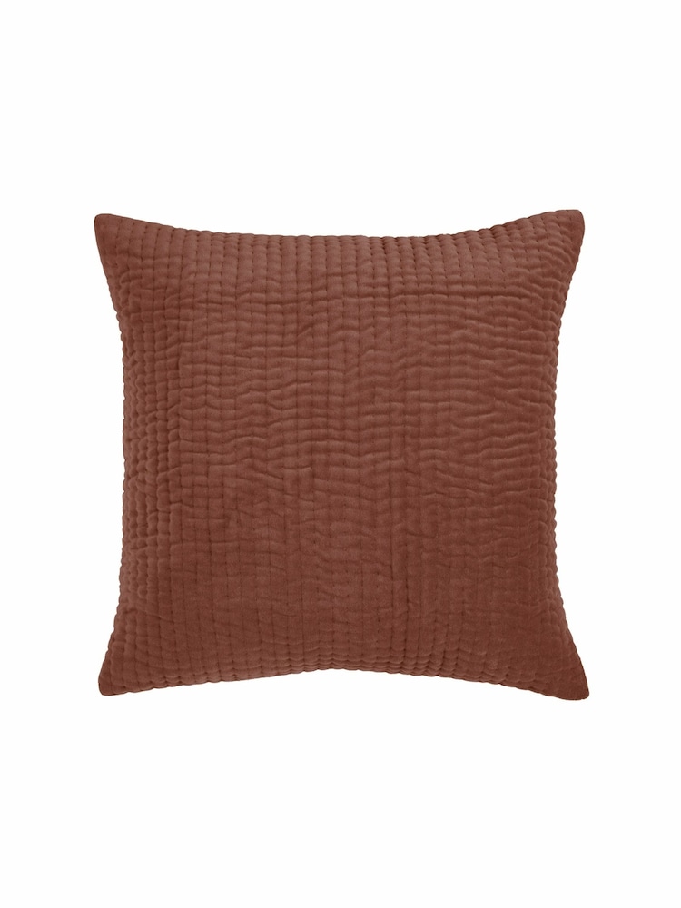 Voyage Persimmon Haze Plain Cushion - Image 2 of 4