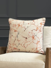 Voyage Rosewater Carrara Abstract Piped Cushion - Image 1 of 4