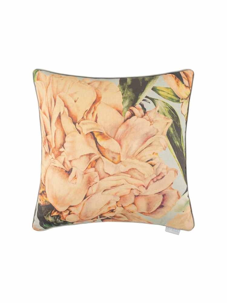 Voyage Coral Parcevall Geometric Piped Cushion - Image 2 of 4