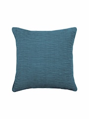 Voyage Bluebell 50 x 50cm Rainfall Textured Pleated Cushion - Image 2 of 4