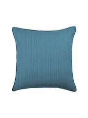 Voyage Bluebell 50 x 50cm Rainfall Textured Pleated Cushion - Image 3 of 4