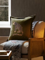 Voyage Olive Waghoba Animal Oxford Cushion - Image 1 of 4