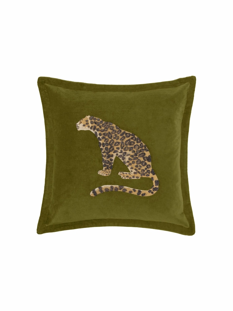 Voyage Olive Waghoba Animal Oxford Cushion - Image 2 of 4