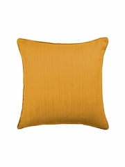 Voyage Marigold 50 x 50cm Rainfall Textured Pleated Cushion - Image 3 of 4