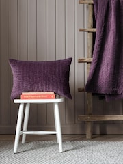 Voyage Plum 40 x 60cm Haze Velvet Cushion - Image 1 of 4