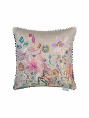 Voyage Haze 50 x 50cm Primrose Floral Cushion - Image 2 of 4