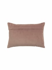 Voyage Coral Pink 40 x 60cm Haze Velvet Cushion - Image 2 of 4
