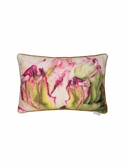 Voyage Fuchsia Bodmin Floral Piped Cushion - Image 2 of 4
