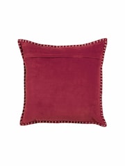 Voyage Pomegranate Stitch Plain Blanket Stitched Cushion - Image 3 of 4