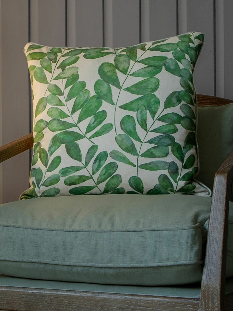 Voyage Apple Rowan Floral Piped Cushion - Image 1 of 4
