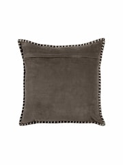 Voyage Iron Stitch Plain Blanket Stitched Cushion - Image 3 of 4