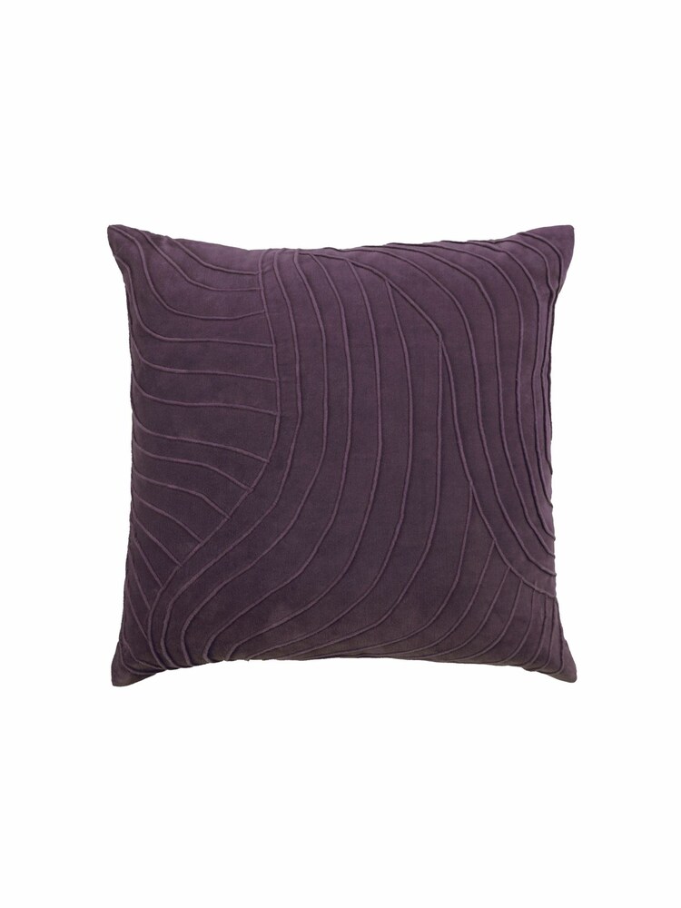 Voyage Plum Waterfall Abstract Cushion - Image 2 of 4